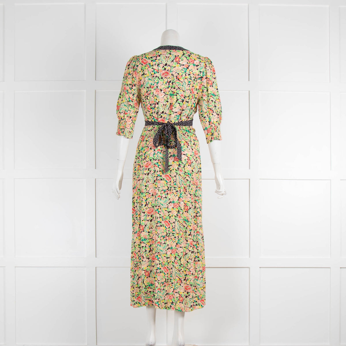 Rixo Floral Print Maxi Dress