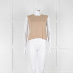 Prada Beige Sleeveless Cashmere Jumper