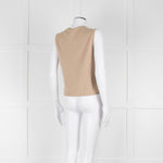 Prada Beige Sleeveless Cashmere Jumper