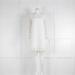 Jeff White Lace Long Sleeve Dress