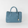 Aspinal Of London Blue Pebble Leather Midi London Tote