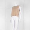 Prada Beige Sleeveless Cashmere Jumper