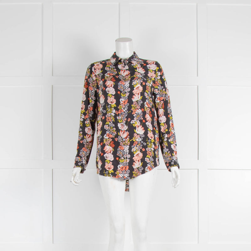 Equipment Dark Floral Signature Shirt