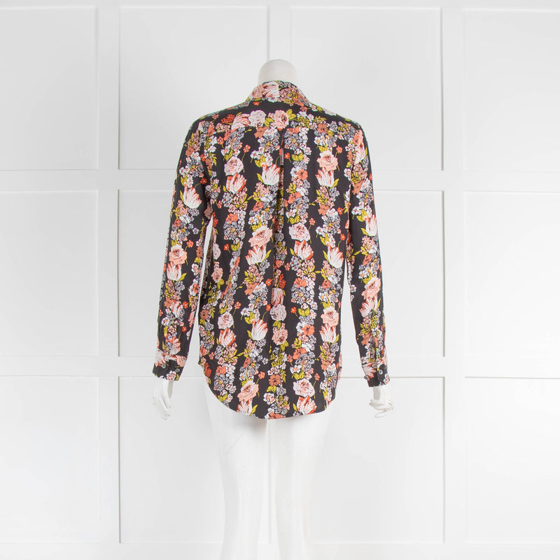 Equipment Dark Floral Signature Shirt
