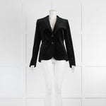 Max Mara Black Velvet Blazer