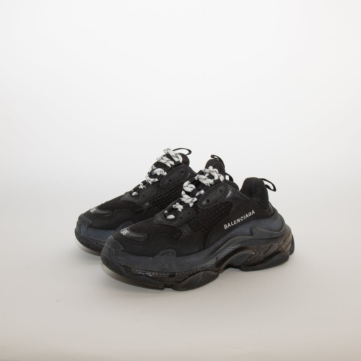 Balenciaga All Black Triple S Trainers
