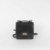 Max Mara Black Leather Silver Hardware Crossbody Bag