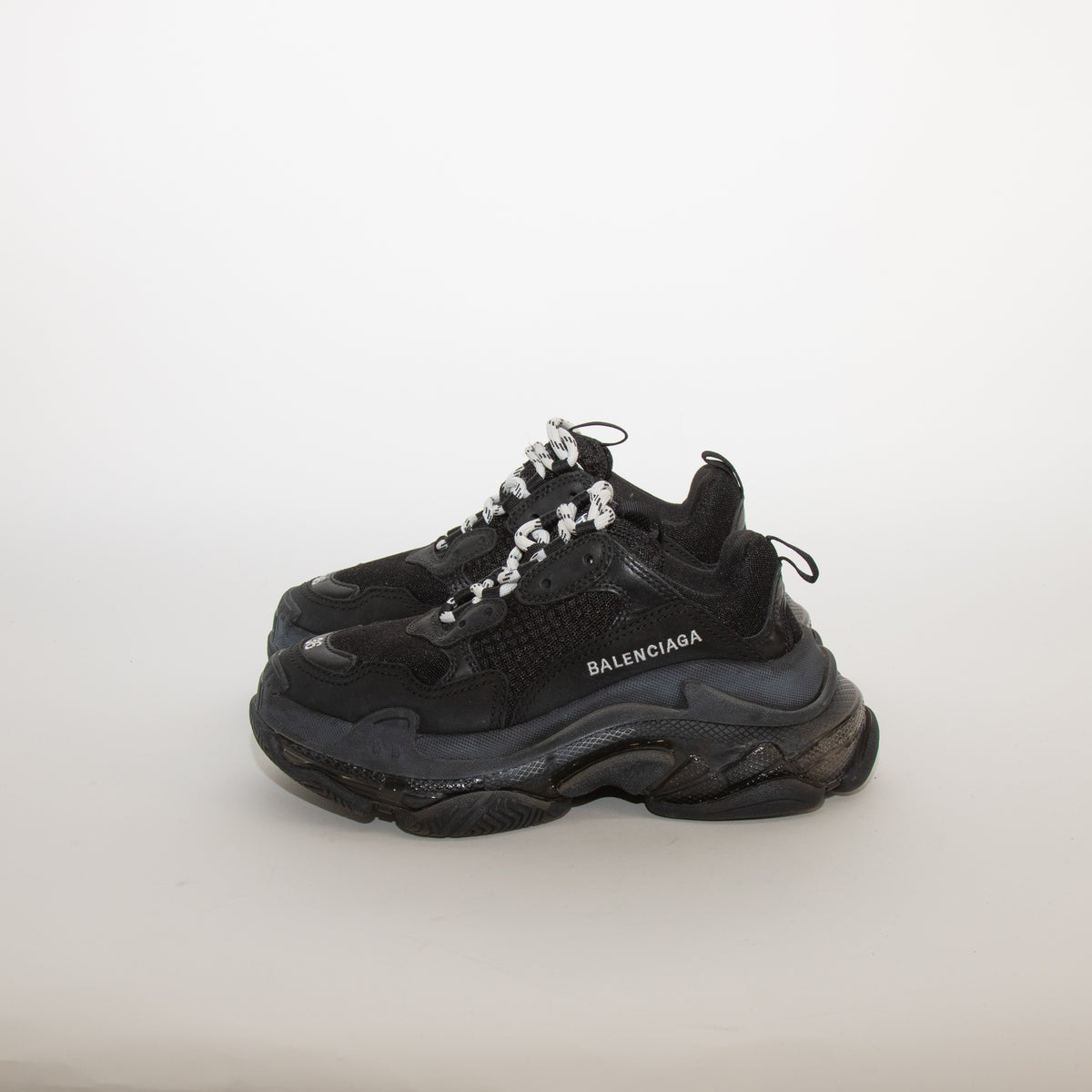 Balenciaga All Black Triple S Trainers