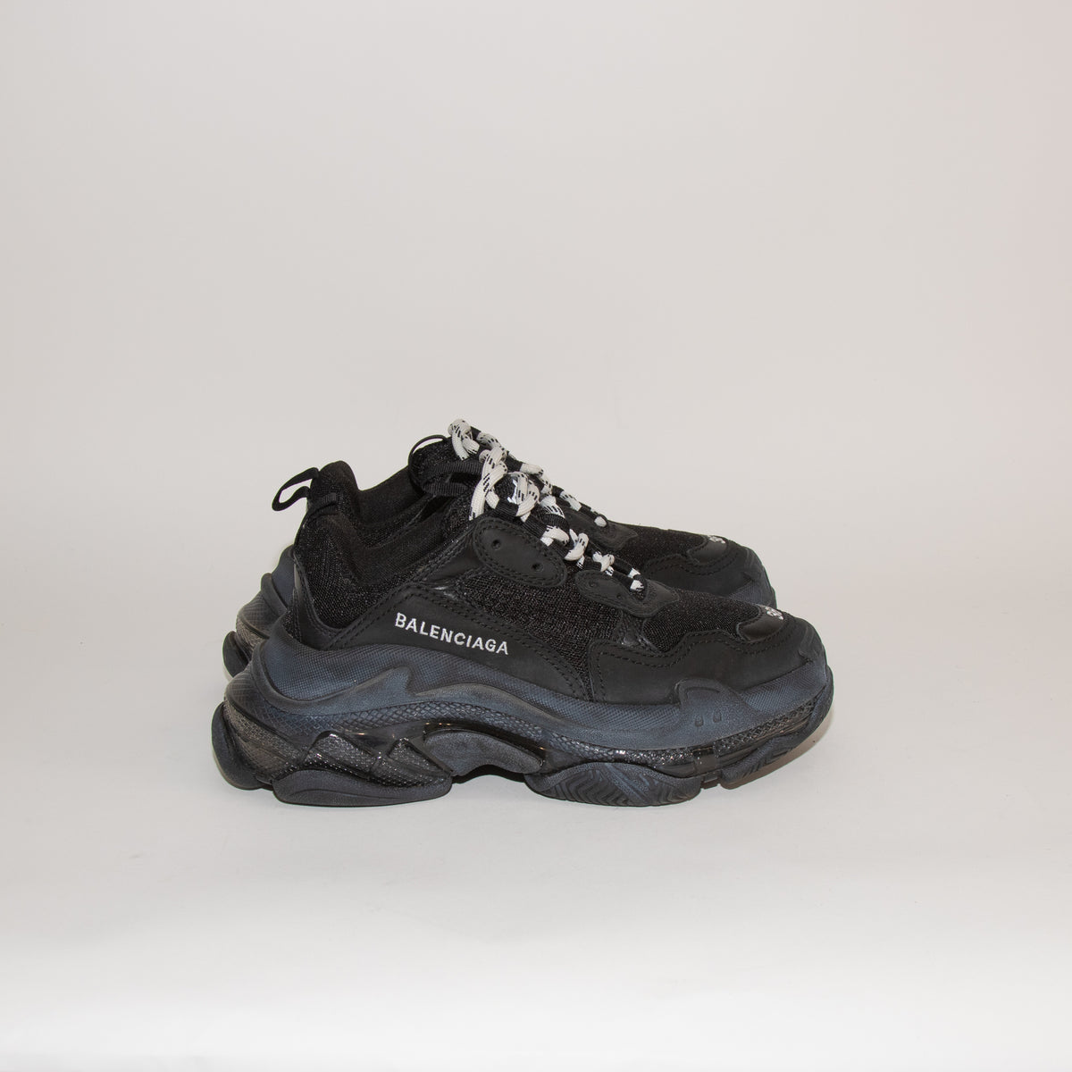 Balenciaga All Black Triple S Trainers