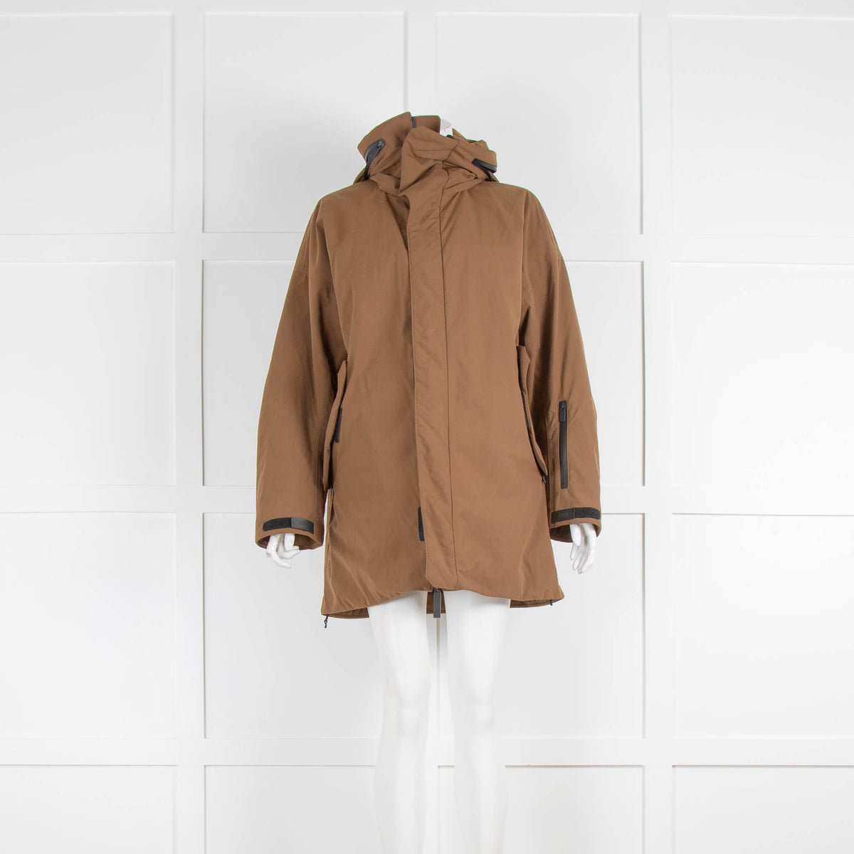 Templa Padded Brown Avalanche Hooded Rescue Jacket
