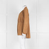 Eileen Fisher Tan Suede Edge To Edge Jacket