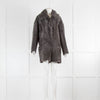 Gushlow & Cole Grey Sheepskin Coat Reversible