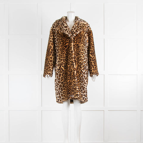 Deuxieme Classe STAND LEOPARD COAT