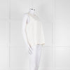S Max Mara Cream Sleeveless Zip Back Top