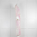 Temperley Iridescent Sequin White Jumpsuit
