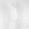 S Max Mara Cream Sleeveless Zip Back Top