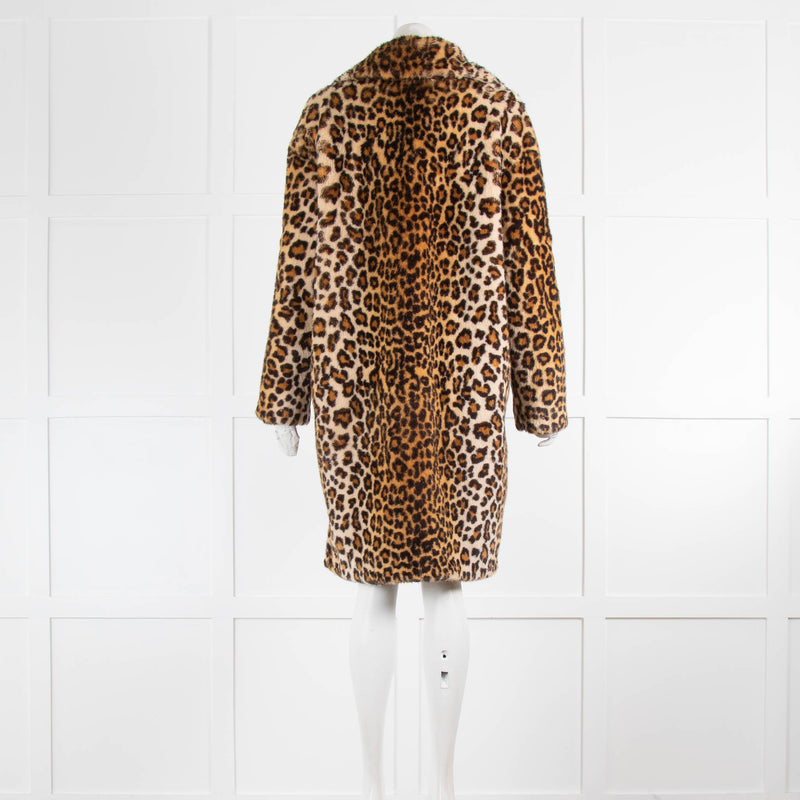 Stand Studio Faux Leopard Coat