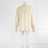 Day Birger et Mikkelsen Textured Cream Tie Neck Blouse