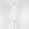S Max Mara Cream Sleeveless Zip Back Top