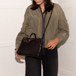 Bottega Veneta Small Brown Andiamo Bag