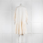 Story MFG Cream Organic Cotton Large Mini Dress