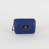 Mulberry Blue Leather Mini Lily Bag