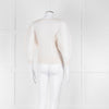Issey Miyake Off White Crinkled Long Sleeve Top