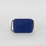 Mulberry Blue Leather Mini Lily Bag