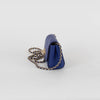 Mulberry Blue Leather Mini Lily Bag