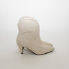 Sofie Schnoor Cream Suede Pointy Ankle Boots
