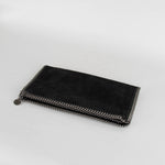 Stella McCartney Black Falabella Fold Over Clutch
