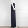 Amanda Wakeley Navy Wide-leg Trousers