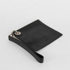 Loewe Black Leather Silver Hardware Pouch Bag