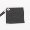 Loewe Black Leather Silver Hardware Pouch Bag