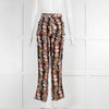 Equipment Silk Floral Cigarette Trousers