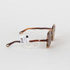 Chloe Brown Faux Tortoise Shell Square Frame Havana Sunglasses
