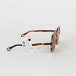 Chloe Brown Faux Tortoise Shell Square Frame Havana Sunglasses