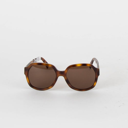 Celine Brown Faux Tortoise Shell Dark Havana Sunglasses