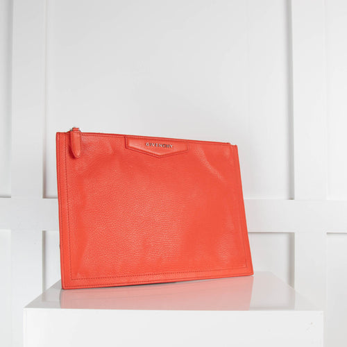 Givenchy Tomato Red Antigona Clutch