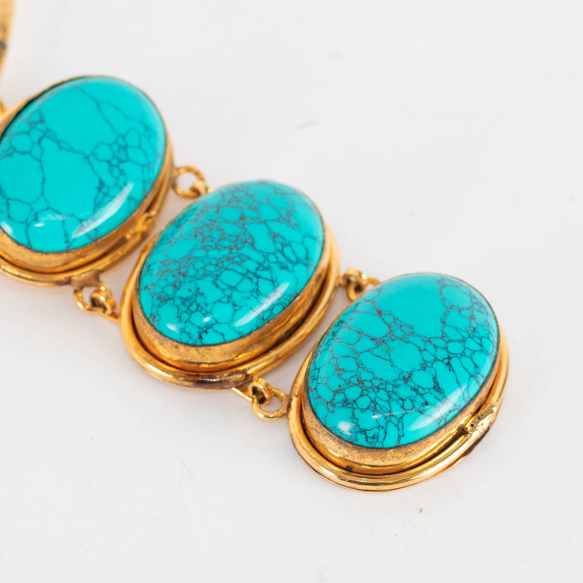 Sylvia Toledano Gold Turquoise Collier