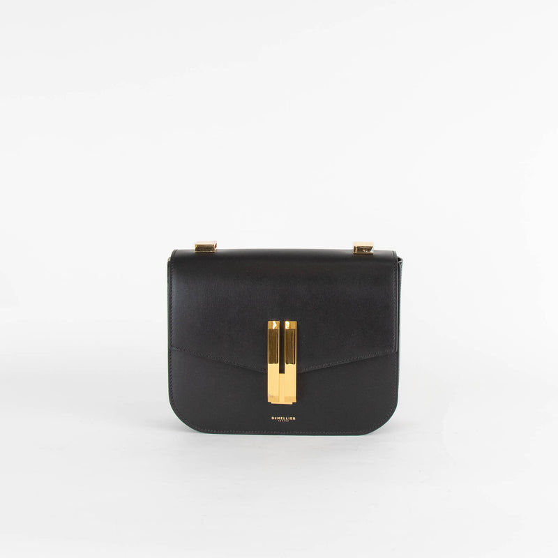 DeMellier Black Leather Structured Crossbody