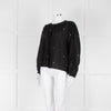 Indi & Cold Black Floral Button Up Front