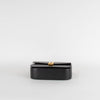 DeMellier Black Leather Structured Crossbody