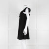 Ba&sh Black Deep V Neck Cap Sleeves Mini Dress