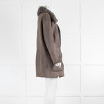 Gushlow & Cole Grey Sheepskin Coat Reversible