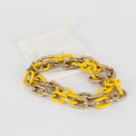J Crew Gold Yellow Chain Link Necklace