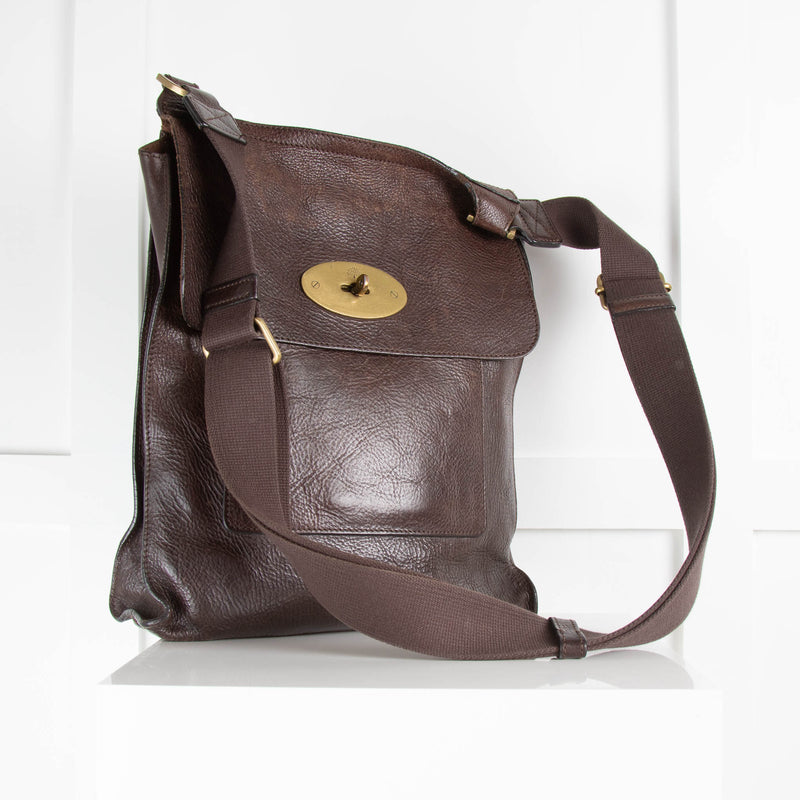 Mulberry Antony Large Brown Crossbody