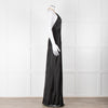 Nicholas Black Gold Chain Halter Neck Maxi Dress