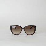 Alexander McQueen Tortoiseshell Cat Eye Frame Sunglasses