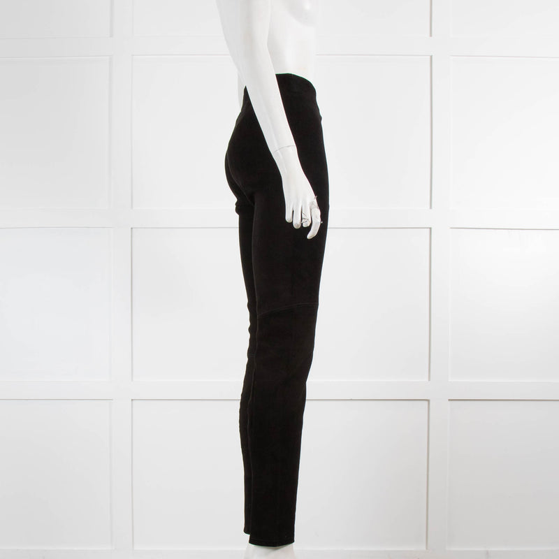 Vince Black Suede Leggings